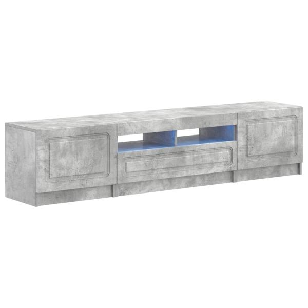 LED-TV-Schrank UTRECHT 3 stk. Betongrau Holzwerkstoff