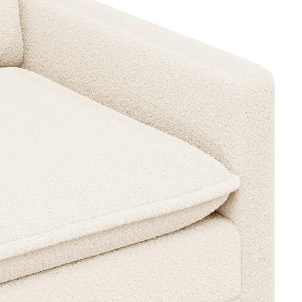 Sofa Set 2 stk. Creme Stoff