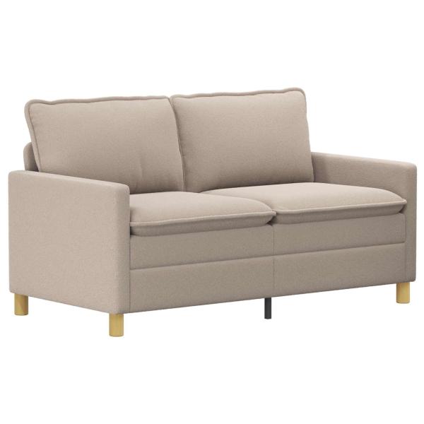 Sofa Set 2 stk. Hellgrau Stoff