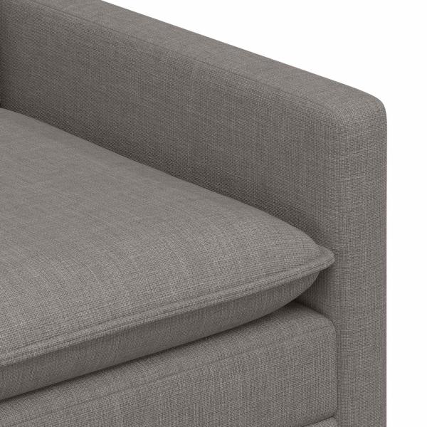 Sofa Set 2 stk. Taupe Stoff