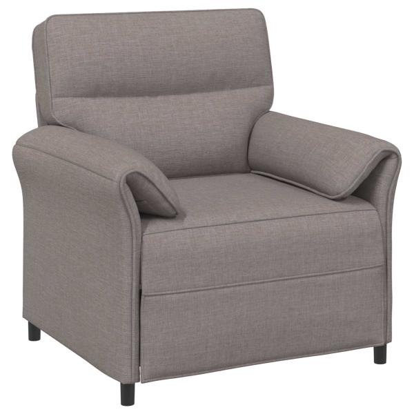 Sofa Set 2 stk. Taupe Stoff