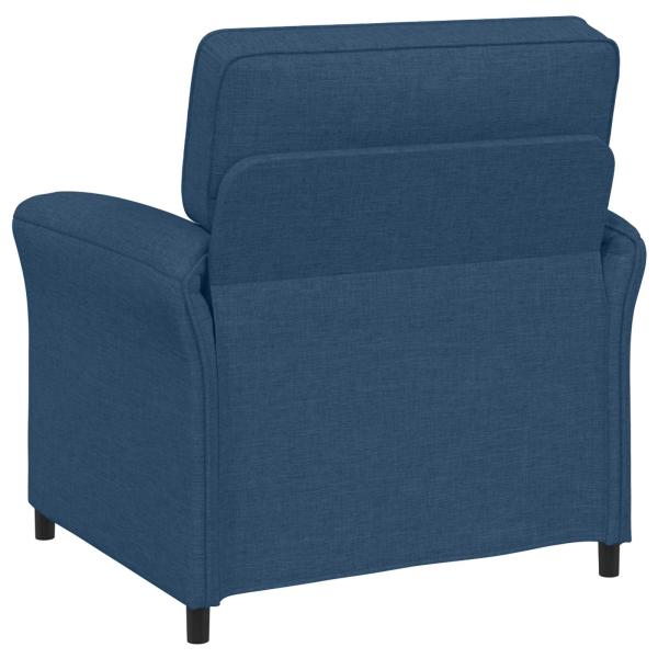 Sofa Set 2 stk. Blau Stoff