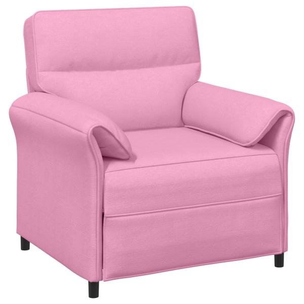 Sofa Set 2 stk. Rosa Stoff