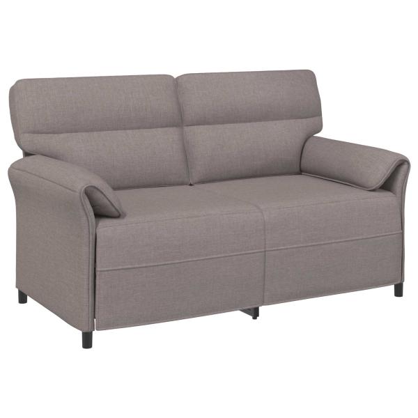 Sofa Set 2 stk. Taupe Stoff