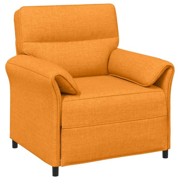 Sofa Set 2 stk. Dunkelgelb Stoff