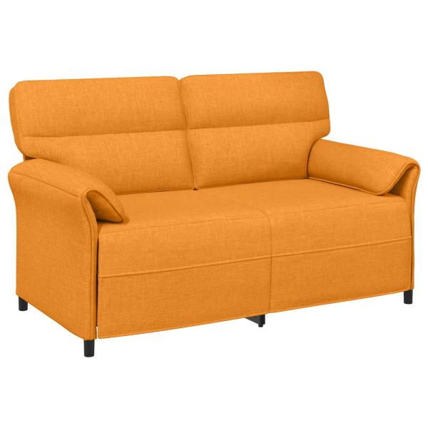 Sofa Set 2 stk. Dunkelgelb Stoff