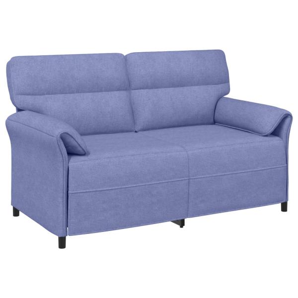 Sofa Set 2 stk. Jeans blau Stoff