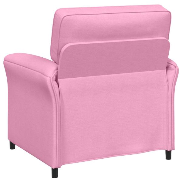 Sofa Set 2 stk. Rosa Stoff