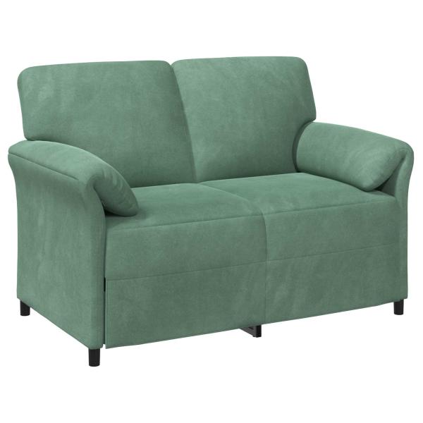 Sofa Set 2 stk. Meergrün Samt