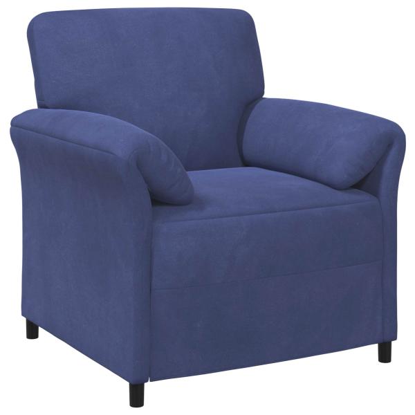 Sofa Set 2 stk. Polizeiblau Samt