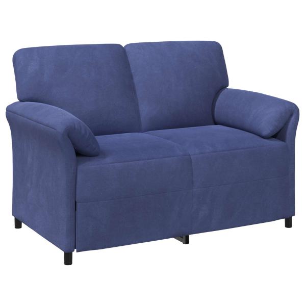 Sofa Set 2 stk. Polizeiblau Samt