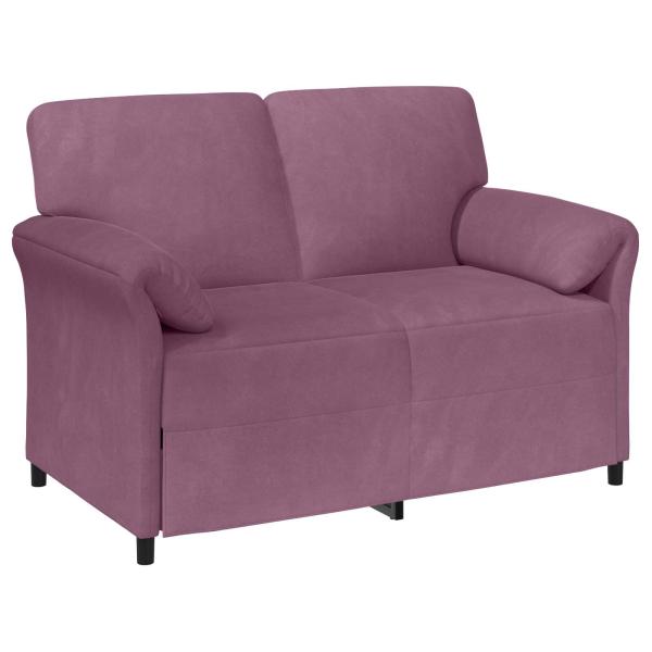 Sofa Set 2 stk. Lila Samt