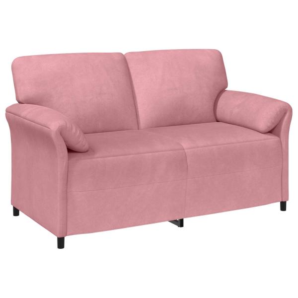 Sofa Set 2 stk. Rosa Samt
