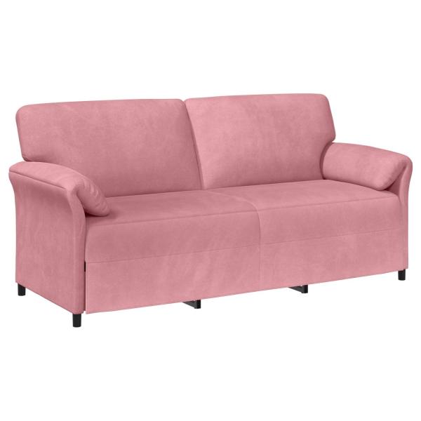 Sofa Set 2 stk. Rosa Samt