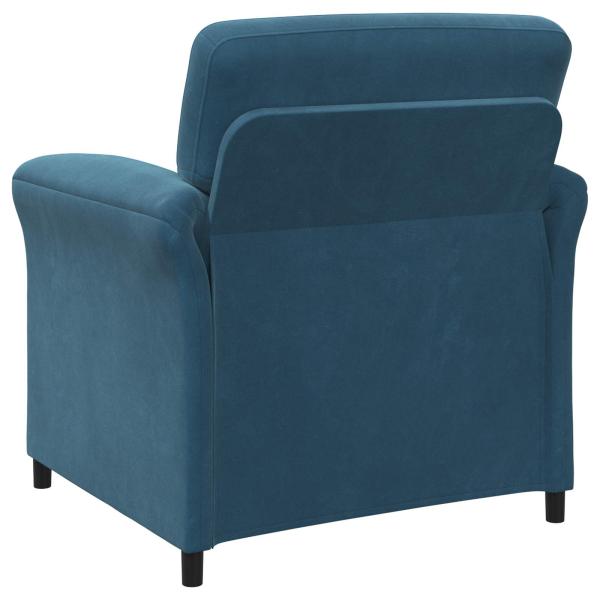 Sofa Set 2 stk. Blau Samt