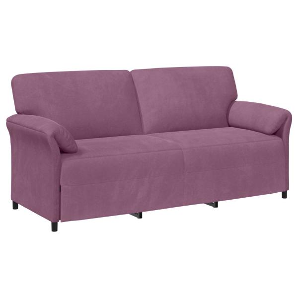 Sofa Set 2 stk. Lila Samt