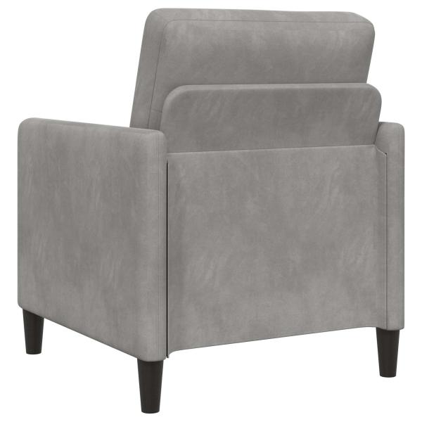 Sofa Set mit Stauraum 2 stk. Hellgrau Polyester