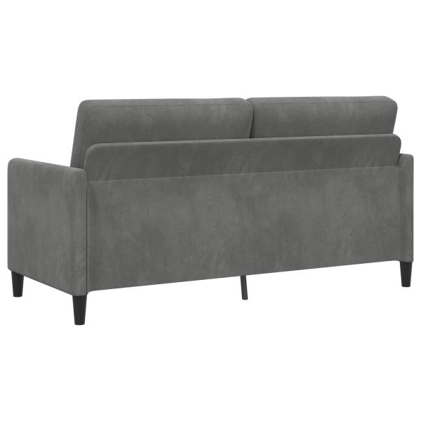 Sofa Set mit Stauraum 2 stk. Dunkelgrau Polyester