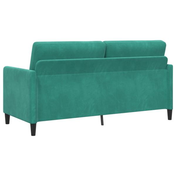 Sofa Set mit Stauraum 2 stk. Türkis Polyester