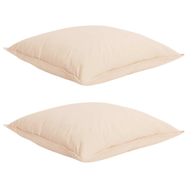 Bettwäsche-Set 2 stk. 140 x 220 cm Für alle Jahreszeiten Beige