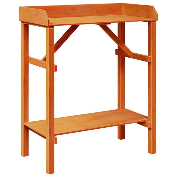 Pflanztisch Braun 75 x 40 x 90 cm Massives Kiefernholz