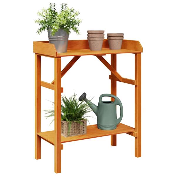 Pflanztisch Braun 75 x 40 x 90 cm Massives Kiefernholz