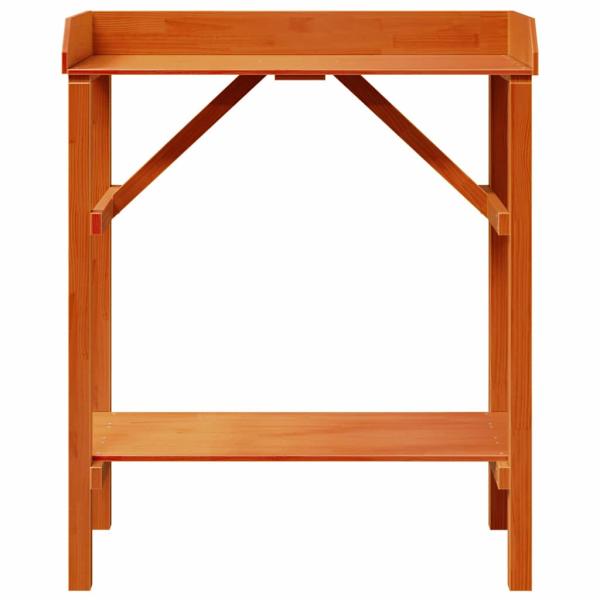 Pflanztisch Braun 75 x 40 x 90 cm Massives Kiefernholz