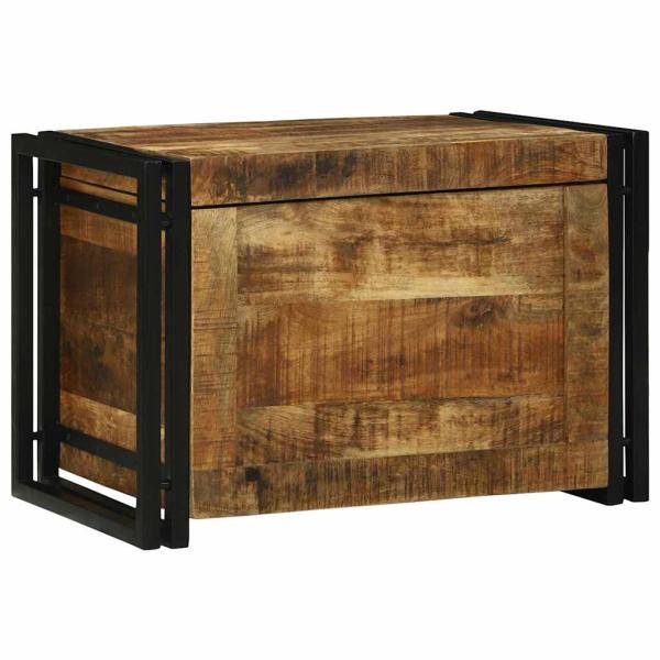 ARDEBO.de - Aufbewahrungsbox Braun und Schwarz 60 x 40 x 41 cm