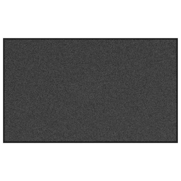 Fußmatte Anthrazit und Schwarz 90 x 150 cm 100% Polyamid