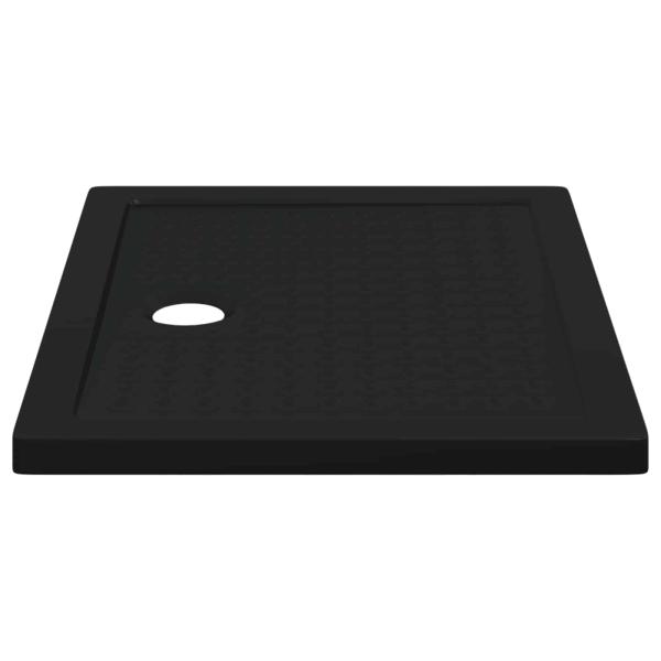 Duschbodenablage mit Punkten 90 x 70 x 4 cm ABS Schwarz