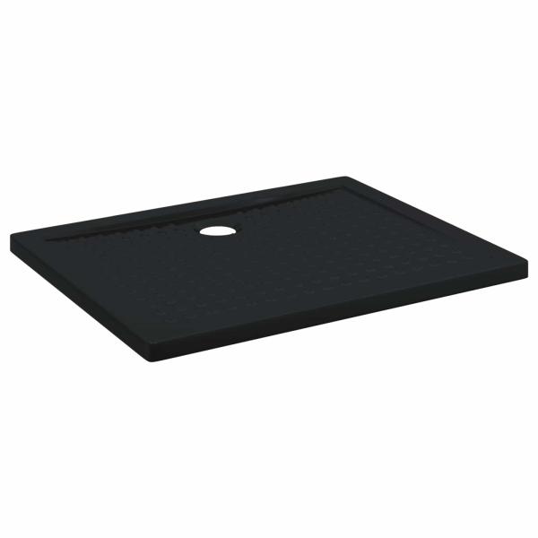 Duschbodenablage mit Punkten 100 x 80 x 4 cm ABS Schwarz