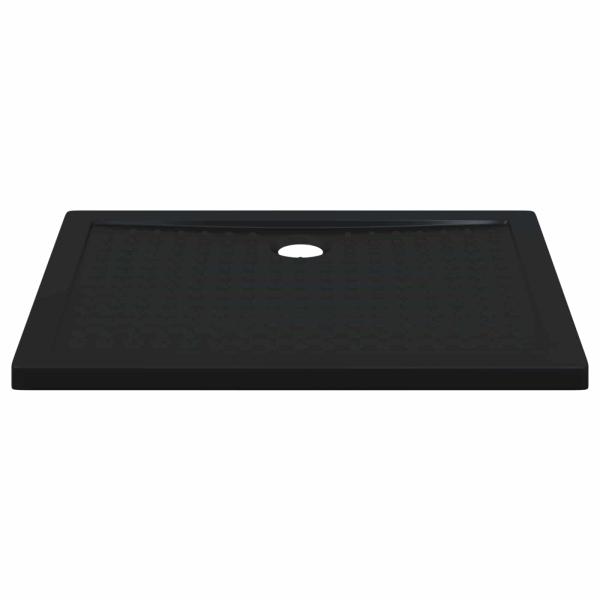 Duschbodenablage mit Punkten 100 x 80 x 4 cm ABS Schwarz