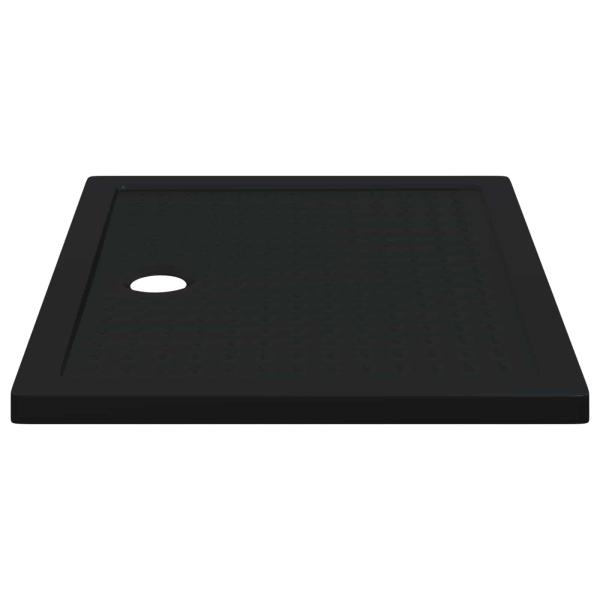Duschbodenablage mit Punkten 100 x 80 x 4 cm ABS Schwarz