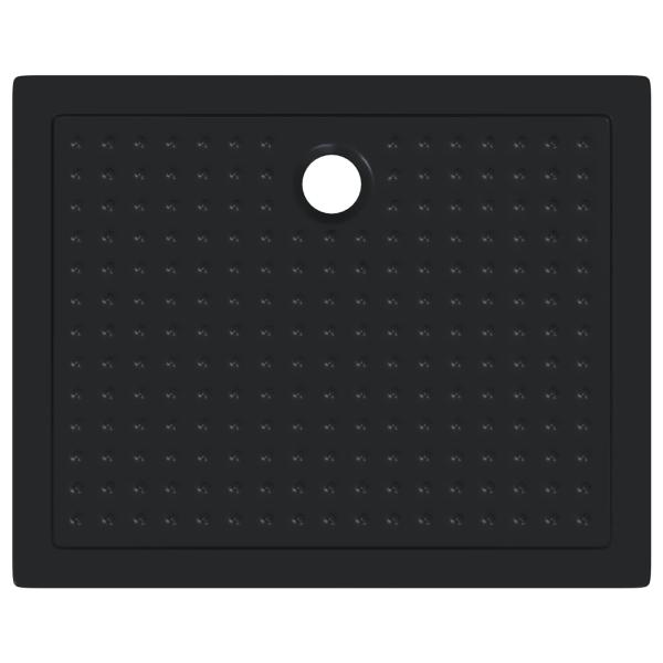 Duschbodenablage mit Punkten 100 x 80 x 4 cm ABS Schwarz