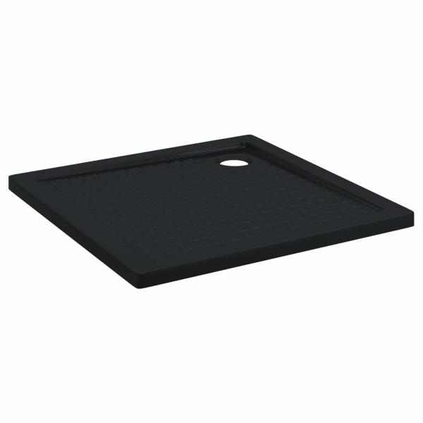 Duschbodenablage mit Punkten 90 x 90 x 4 cm ABS Schwarz