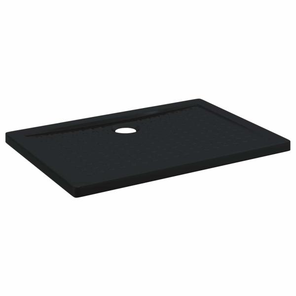 Duschbodenablage mit Punkten 100 x 70 x 4 cm ABS Schwarz