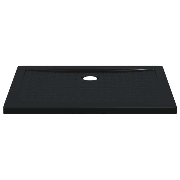 Duschbodenablage mit Punkten 100 x 70 x 4 cm ABS Schwarz
