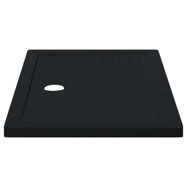 Duschbodenablage mit Punkten 100 x 70 x 4 cm ABS Schwarz