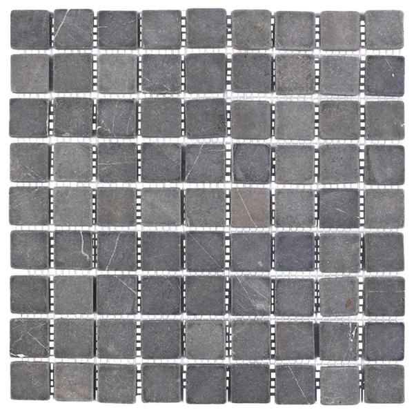 Mosaikfliesen Grau 30 x 30 cm Marmor