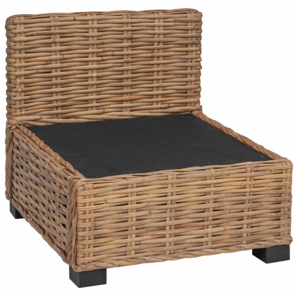 Mittels Sofa mit Kissen GENDT Naturrattan Natur