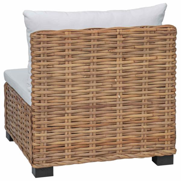 Mittels Sofa mit Kissen GENDT Naturrattan Natur