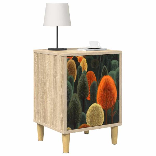 Nachttisch ZAANDAM 2 stk. Sonoma-Eiche 36 x 33 x 50 cm