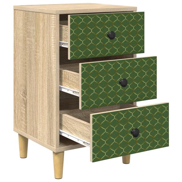 Nachttisch GELEEN 2 stk. Sonoma-Eiche 36 x 33 x 60 cm