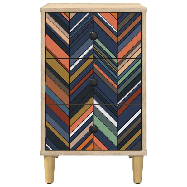 Nachttisch OMMEN Sonoma-Eiche 36 x 33 x 60 cm Holzwerkstoff