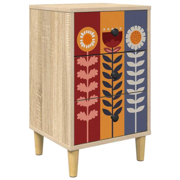 Nachttisch ESSEN Sonoma-Eiche 36 x 33 x 60 cm Holzwerkstoff