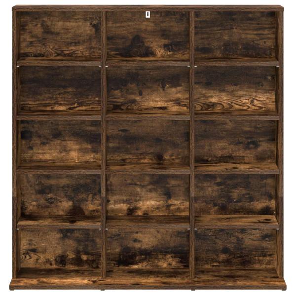 CD Regal Raucheiche 96 x 23,5 x 97,5 cm Holzwerkstoff