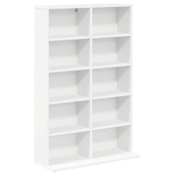 CD Regal 2 Stk. Weiß 65 x 23,5 x 97,5 cm Holzwerkstoff