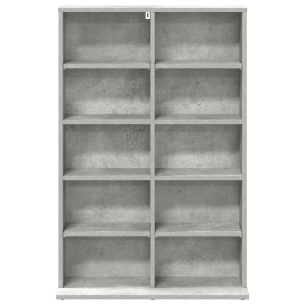CD Regal Betongrau 65 x 23,5 x 97,5 cm Holzwerkstoff