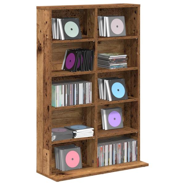 CD Regal Altholz 65 x 23,5 x 97,5 cm Holzwerkstoff