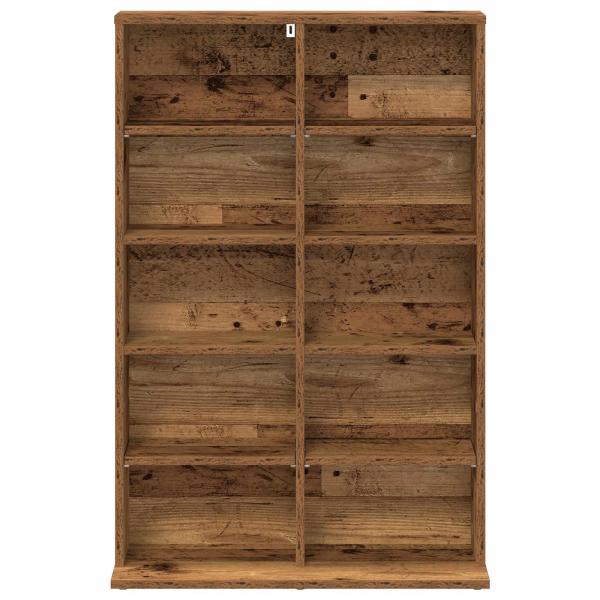 CD Regal Altholz 65 x 23,5 x 97,5 cm Holzwerkstoff